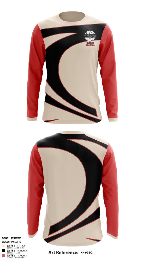 Long Sleeve Performance Shirt, Jaguars, Men's Volleyball, Teamtime, Team time, sublimation, custom sports apparel, team uniforms, spirit wear, spiritwear, sports uniforms, custom shirts, team store, custom team store, fundraiser sports, apparel fundraiser