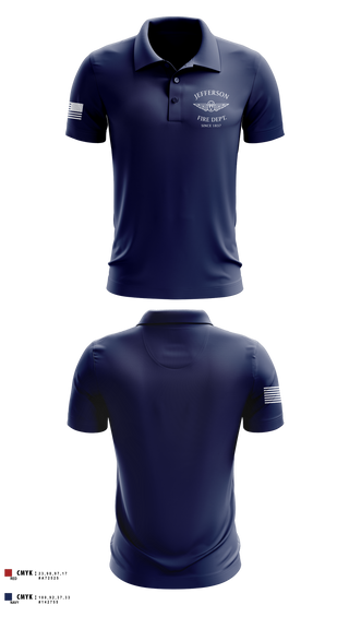 Short Sleeve Performance Polo, Jefferson vol Fire Dept, Fire Department, Teamtime, Team time, sublimation, custom sports apparel, team uniforms, spirit wear, spiritwear, sports uniforms, custom shirts, team store, custom team store, fundraiser sports, apparel fundraiser