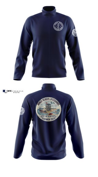 Fleece Jacket, Jones Beach Lifeguard Corp, , Teamtime, Team time, sublimation, custom sports apparel, team uniforms, spirit wear, spiritwear, sports uniforms, custom shirts, team store, custom team store, fundraiser sports, apparel fundraiser