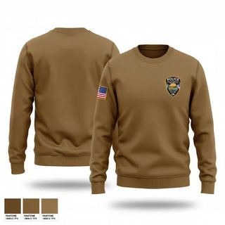 Crew Neck Sweatshirt, Gore Police Department, Police, Teamtime, Team time, sublimation, custom sports apparel, team uniforms, spirit wear, spiritwear, sports uniforms, custom shirts, team store, custom team store, fundraiser sports, apparel fundraiser