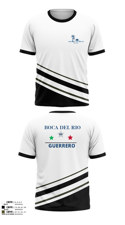 Playa Boca del Rio Gro.Mx 24064818 Short Sleeve Performance Shirt - 1