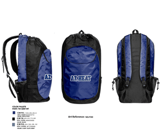 Gear Bag, AZ Heat, , Teamtime, Team time, sublimation, custom sports apparel, team uniforms, spirit wear, spiritwear, sports uniforms, custom shirts, team store, custom team store, fundraiser sports, apparel fundraiser