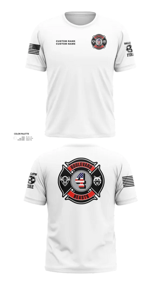 Old School Cotton Feel Shirt, Gallatin Fire Department Station 4, Fire Department, Teamtime, Team time, sublimation, custom sports apparel, team uniforms, spirit wear, spiritwear, sports uniforms, custom shirts, team store, custom team store, fundraiser sports, apparel fundraiser