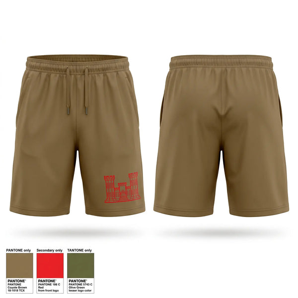 Athletic Shorts With Pockets, HHC 223rd Engineer Battalion, Army, Teamtime, Team time, sublimation, custom sports apparel, team uniforms, spirit wear, spiritwear, sports uniforms, custom shirts, team store, custom team store, fundraiser sports, apparel fundraiser