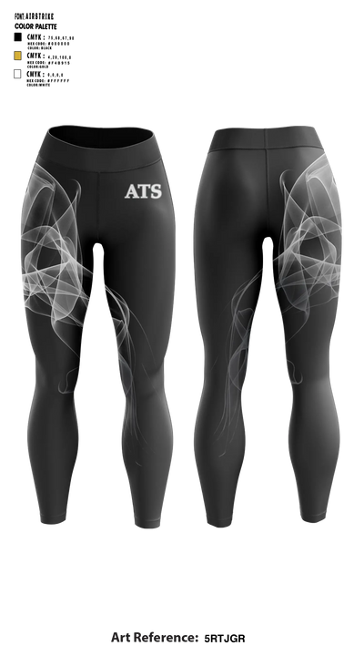 ALL THE SMOKE Womens Leggings - 7