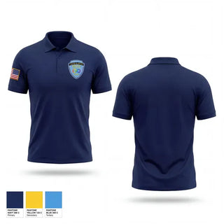 Short Sleeve Performance Polo, Chester-Blandford Police, Police, Teamtime, Team time, sublimation, custom sports apparel, team uniforms, spirit wear, spiritwear, sports uniforms, custom shirts, team store, custom team store, fundraiser sports, apparel fundraiser
