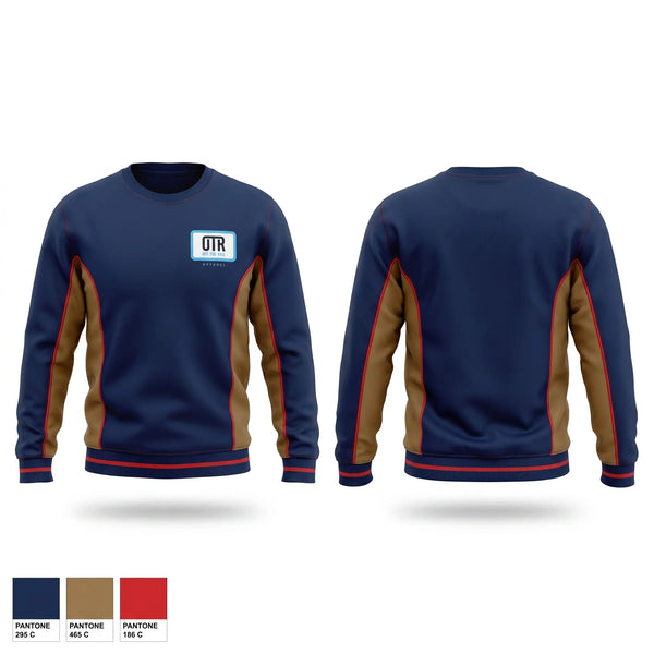 Crew Neck Sweatshirt, Off the Rail, Golf, Teamtime, Team time, sublimation, custom sports apparel, team uniforms, spirit wear, spiritwear, sports uniforms, custom shirts, team store, custom team store, fundraiser sports, apparel fundraiser