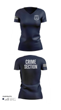 5th PCT Crime Section 94113435 Women's Short Sleeve V-neck Shirt - 22