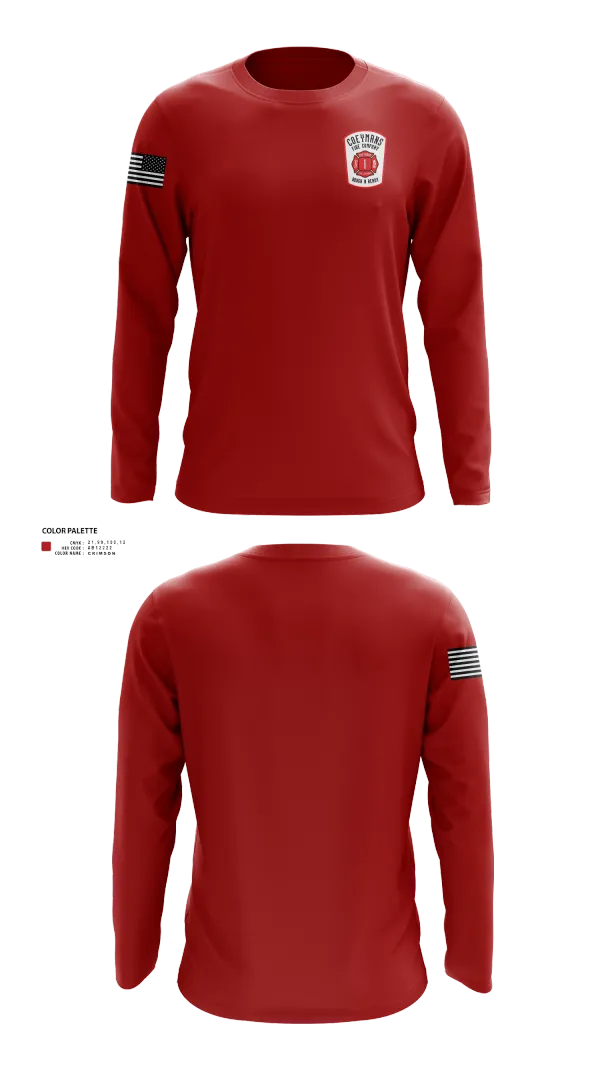 Long Sleeve Performance Shirt, Coeymans Fire Co. #1, , Teamtime, Team time, sublimation, custom sports apparel, team uniforms, spirit wear, spiritwear, sports uniforms, custom shirts, team store, custom team store, fundraiser sports, apparel fundraiser