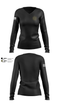 Pike County Sheriff’s Department 45157543 Women's Long Sleeve V-neck Shirt - 100