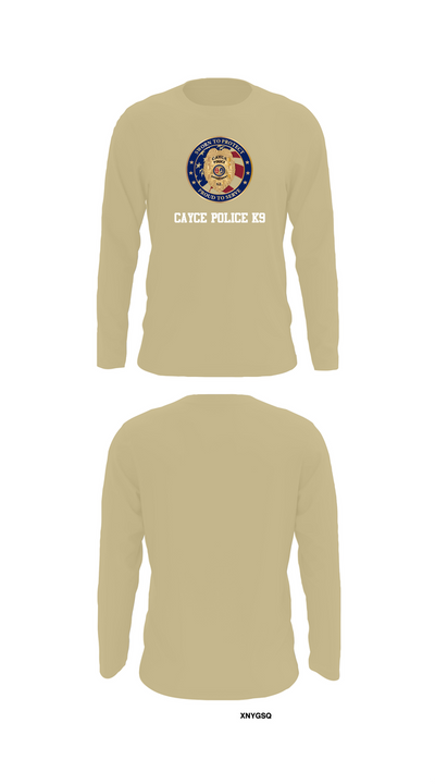 Cayce Police K9 35627395 Long Sleeve Performance Shirt 88