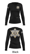 Pettis County Sherrifs Office 24007145 Women's Long Sleeve V-neck Shirt - 23