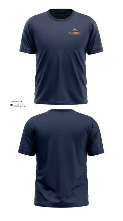 Sunrise Senior Living 15737437 Short Sleeve Performance Shirt - 21