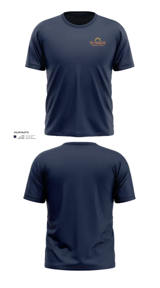 Old School Cotton Feel Shirt, Sunrise Senior Living, , Teamtime, Team time, sublimation, custom sports apparel, team uniforms, spirit wear, spiritwear, sports uniforms, custom shirts, team store, custom team store, fundraiser sports, apparel fundraiser