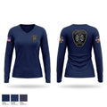 Community Fire / Rescue Women's Long Sleeve V-neck Shirt - 1