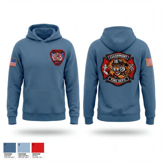 Hoodie, Clearmont Volunteer Fire Department, Fire Department, Teamtime, Team time, sublimation, custom sports apparel, team uniforms, spirit wear, spiritwear, sports uniforms, custom shirts, team store, custom team store, fundraiser sports, apparel fundraiser