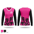 Pink Thunder 42981924 Women's Long Sleeve V-neck Shirt - 1