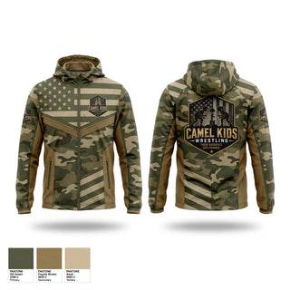 Windbreaker, Camel kids 2026, Wrestling, Teamtime, Team time, sublimation, custom sports apparel, team uniforms, spirit wear, spiritwear, sports uniforms, custom shirts, team store, custom team store, fundraiser sports, apparel fundraiser