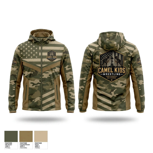 Windbreaker, Camel kids 2026, Wrestling, Teamtime, Team time, sublimation, custom sports apparel, team uniforms, spirit wear, spiritwear, sports uniforms, custom shirts, team store, custom team store, fundraiser sports, apparel fundraiser
