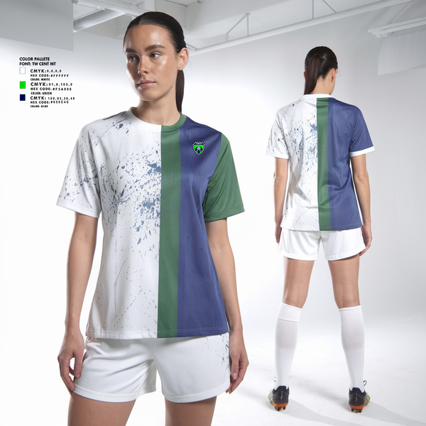 Womens Short Sleeve Vneck Shirt, North Fc, Women's Soccer, Teamtime, Team time, sublimation, custom sports apparel, team uniforms, spirit wear, spiritwear, sports uniforms, custom shirts, team store, custom team store, fundraiser sports, apparel fundraiser