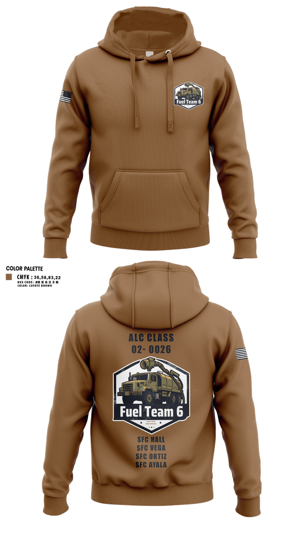 Hoodie, Fuel Team 6, Army, Teamtime, Team time, sublimation, custom sports apparel, team uniforms, spirit wear, spiritwear, sports uniforms, custom shirts, team store, custom team store, fundraiser sports, apparel fundraiser