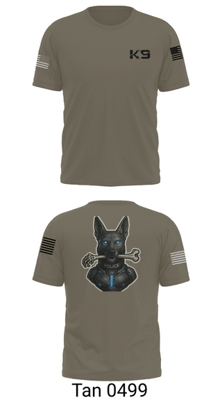 Old School Cotton Feel Shirt, Willoughby K9, Police, Teamtime, Team time, sublimation, custom sports apparel, team uniforms, spirit wear, spiritwear, sports uniforms, custom shirts, team store, custom team store, fundraiser sports, apparel fundraiser