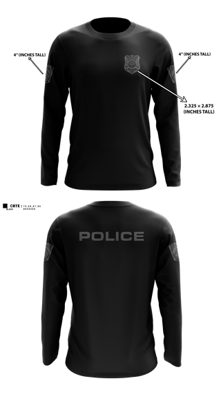 Long Sleeve Performance Shirt, A.C.E., Police, Teamtime, Team time, sublimation, custom sports apparel, team uniforms, spirit wear, spiritwear, sports uniforms, custom shirts, team store, custom team store, fundraiser sports, apparel fundraiser