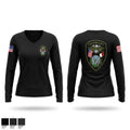 Fairmont Police Department 30288297 Women's Long Sleeve V-neck Shirt - 1