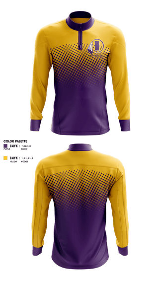 Quarter Zip Jacket, Indianola Mat Tribe, Wrestling, Teamtime, Team time, sublimation, custom sports apparel, team uniforms, spirit wear, spiritwear, sports uniforms, custom shirts, team store, custom team store, fundraiser sports, apparel fundraiser
