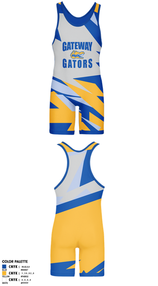 Wrestling Singlet, Gateway Wrestling, Wrestling, Teamtime, Team time, sublimation, custom sports apparel, team uniforms, spirit wear, spiritwear, sports uniforms, custom shirts, team store, custom team store, fundraiser sports, apparel fundraiser
