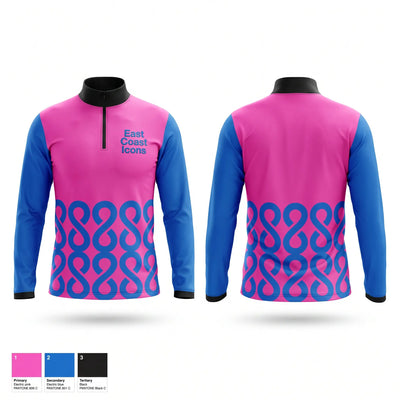 East Coast Icons Quarter Zip Jacket - 1