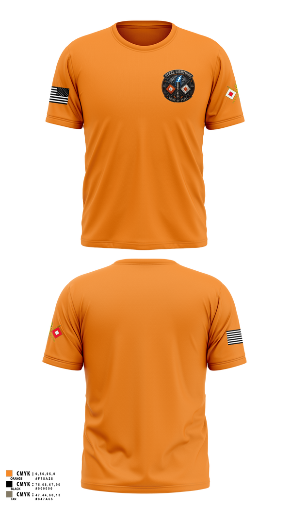 206 Steel Lightning Short Sleeve Performance Shirt - 11