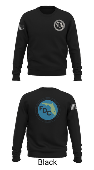 Crew Neck Sweatshirt, Florida Department of Corrections, Police, Teamtime, Team time, sublimation, custom sports apparel, team uniforms, spirit wear, spiritwear, sports uniforms, custom shirts, team store, custom team store, fundraiser sports, apparel fundraiser
