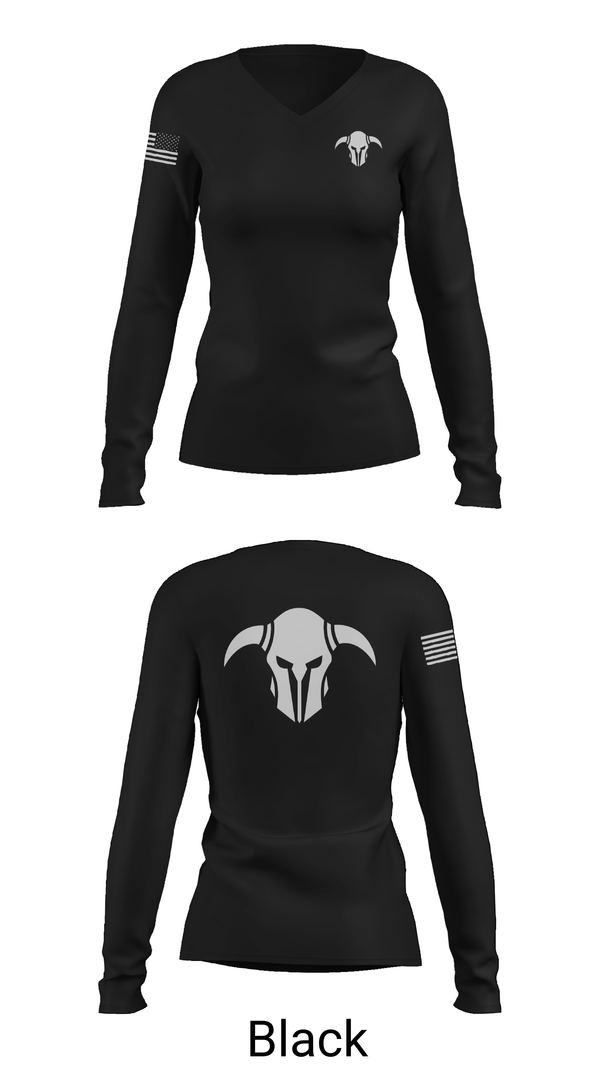 Womens Long Sleeve Vneck Shirt, 104 BEB, National Guard, Teamtime, Team time, sublimation, custom sports apparel, team uniforms, spirit wear, spiritwear, sports uniforms, custom shirts, team store, custom team store, fundraiser sports, apparel fundraiser