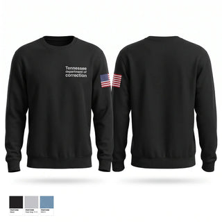 Crew Neck Sweatshirt, Tennessee department of correction, Police, Teamtime, Team time, sublimation, custom sports apparel, team uniforms, spirit wear, spiritwear, sports uniforms, custom shirts, team store, custom team store, fundraiser sports, apparel fundraiser