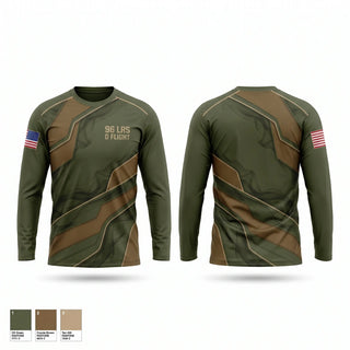 Long Sleeve Performance Shirt, 96 LRS D Flight96 LRS D Flight, Air Force, Teamtime, Team time, sublimation, custom sports apparel, team uniforms, spirit wear, spiritwear, sports uniforms, custom shirts, team store, custom team store, fundraiser sports, apparel fundraiser