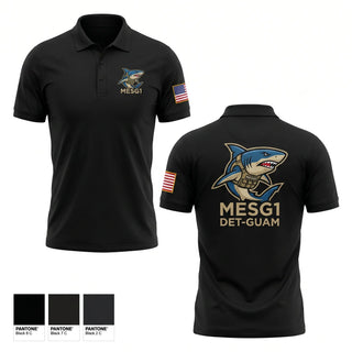 Short Sleeve Performance Polo, MESG1 DET-GUAM COMMAND SHIRT, Navy, Teamtime, Team time, sublimation, custom sports apparel, team uniforms, spirit wear, spiritwear, sports uniforms, custom shirts, team store, custom team store, fundraiser sports, apparel fundraiser