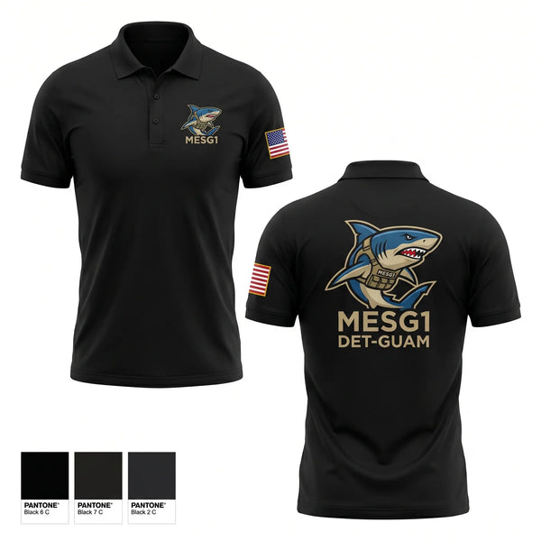 Short Sleeve Performance Polo, MESG1 DET-GUAM COMMAND SHIRT, Navy, Teamtime, Team time, sublimation, custom sports apparel, team uniforms, spirit wear, spiritwear, sports uniforms, custom shirts, team store, custom team store, fundraiser sports, apparel fundraiser