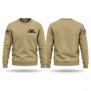 Crew Neck Sweatshirt, Field Artillery., Army, Teamtime, Team time, sublimation, custom sports apparel, team uniforms, spirit wear, spiritwear, sports uniforms, custom shirts, team store, custom team store, fundraiser sports, apparel fundraiser