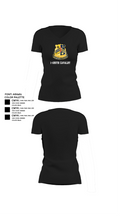 1-105th cavalry 36351622 Women's Short Sleeve V-neck Shirt - 24