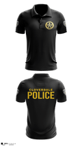 Cloverdale police department 51984655 Short Sleeve Performance Polo - 2