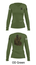 Hateful Hotel 2nd plt 71504648 Women's Long Sleeve V-neck Shirt - 57