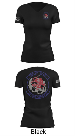 Womens Short Sleeve Vneck Shirt, 92 CES, Air Force, Teamtime, Team time, sublimation, custom sports apparel, team uniforms, spirit wear, spiritwear, sports uniforms, custom shirts, team store, custom team store, fundraiser sports, apparel fundraiser