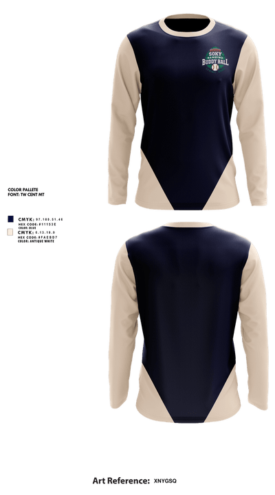 SOKY Bambino Buddy Ball 30534557 Long Sleeve Performance Shirt 1