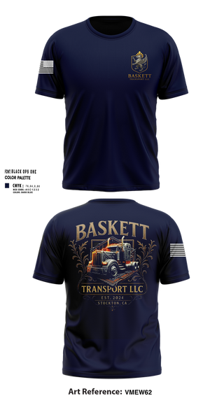 Short Sleeve Performance Shirt, Baskett Transport LLC, , Teamtime, Team time, sublimation, custom sports apparel, team uniforms, spirit wear, spiritwear, sports uniforms, custom shirts, team store, custom team store, fundraiser sports, apparel fundraiser