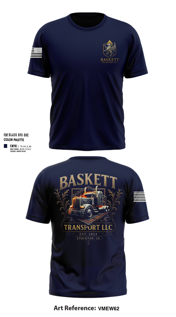 Short Sleeve Performance Shirt, Baskett Transport LLC, , Teamtime, Team time, sublimation, custom sports apparel, team uniforms, spirit wear, spiritwear, sports uniforms, custom shirts, team store, custom team store, fundraiser sports, apparel fundraiser