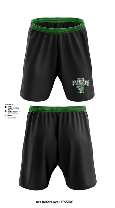 Cactus Fc 14897067 Athletic Shorts With Pockets - 6