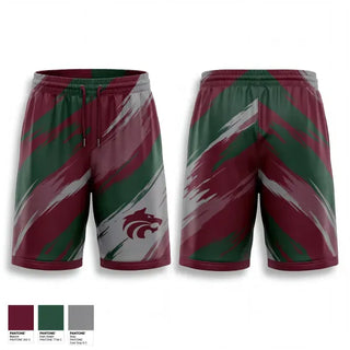Mens Reversible Basketball Shorts, Claremont, Women's Basketball, Teamtime, Team time, sublimation, custom sports apparel, team uniforms, spirit wear, spiritwear, sports uniforms, custom shirts, team store, custom team store, fundraiser sports, apparel fundraiser
