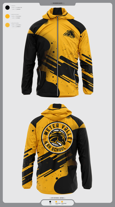 Metea Valley High School Cheer 96396999 Windbreaker - 2