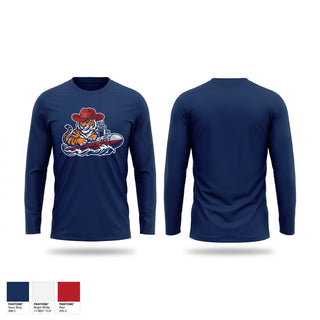 Long Sleeve Performance Shirt, NAVY, Navy, Teamtime, Team time, sublimation, custom sports apparel, team uniforms, spirit wear, spiritwear, sports uniforms, custom shirts, team store, custom team store, fundraiser sports, apparel fundraiser